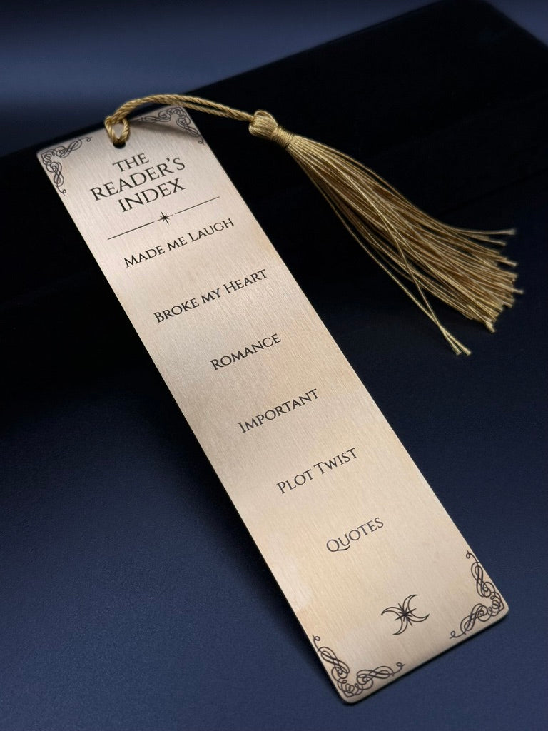 Reader’s Index Book Annotation Bookmark